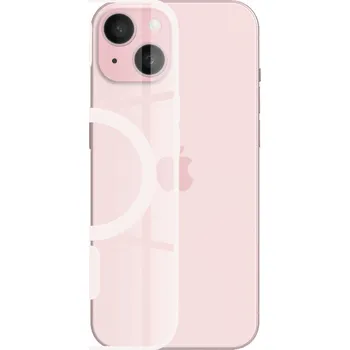 Pouzdro na mobilní telefon Kryt iPhone 15 Plus, Techsuit - MagSafe Pro, růžový