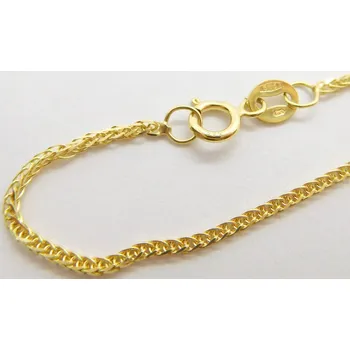 Náramek Klenoty Budín Dámský pevný zlatý náramek ze žlutého zlata 585/1,30gr 19cm HK7020 (Klenoty Budín Dámský pevný zlatý náramek ze žlutého zlata 585/1,30gr 19cm HK7020)