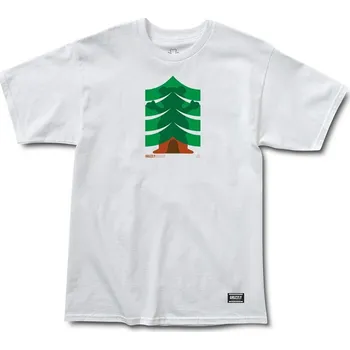 Pánské tričko GRIZZLY triko - Strong Branches Ss Tee Wht (WHT) velikost: M