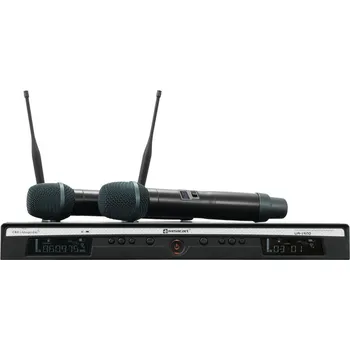 Mikrofon Relacart UR-260D, 2-kanálový bezdrátový mikrofonní set 823-832 MHz / 863-865 MHz