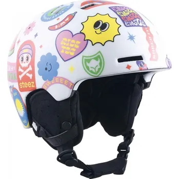 Helma na in-line TSG snb helma - arctic nipper maxi 2.0 graphic design white happy sticker temp (723)