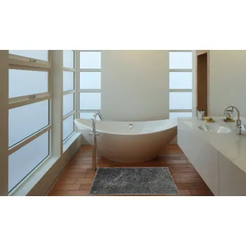 Koupelnová předložka BO-MA Koupelnová předložka ELLA MICRO tmavě šedá BARVA: Šedá, ROZMĚR: 50x80 cm