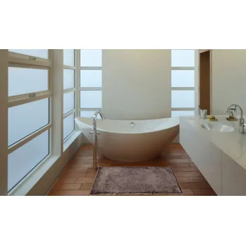 Koupelnová předložka BO-MA Koupelnová předložka ELLA MICRO coffee BARVA: Hnědá, ROZMĚR: 40x50 cm