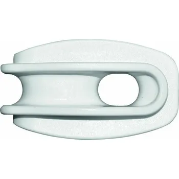 Ohradník Napínací a rohový plastový izolátor bílý - vajíčko