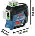 Měřící laser BOSCH Professional GLL 3-80 CG
