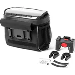 Sportovní pouzdro / brašna na kolo WOZINSKY WBHBB-01 pro Apple iPhone - na řidítka - černé