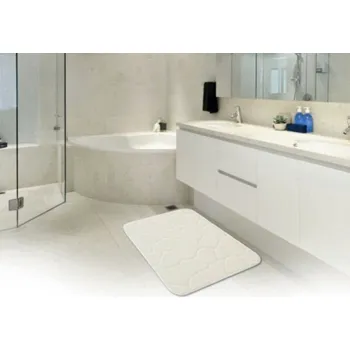 Koupelnová předložka BO-MA Koupelnová předložka 0133 sand BARVA: Béžová, ROZMĚR: 50x40 cm