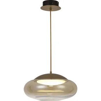 AZzardo Závěsné skleněné svítidlo Helena C, 23W, ⌀ 37,5cm