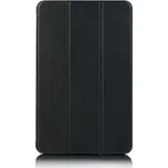 2v1 Smart flip cover + zadní plastový ochranný kryt pro Lenovo TAB P12 - černý