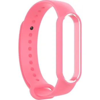 Příslušenství k fitness náramku Xiaomi Základní silikonový náhradní náramek pro Mi Band 5/6/7 Barva: růžová RTACC034