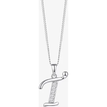 Přívěsek Stříbrný přívěsek Letter s kubickou zirkonií Preciosa - písmeno T | Elegantní design | Ověřeno 1000+ zákazníky | Dámský přívěsek | Šperky pro ženy | ROMERO stříbro, kubická zirkonie Preciosa