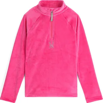 Dívčí mikina SPYDER - DÍVČÍ FLEECOVÁ MIKINA SHIMMER BUG 1/2 ZIP 38R125306PNKXL