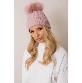 Pokrývka hlavy Glara Vlněná čepice s bambulí 969948