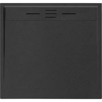 Sprchová vanička BPS-koupelny Čtvercová akrylátová sprchová vanička HYD-SSV-DEKO 80x80 černá