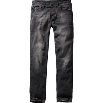 Pánské džíny kalhoty pánské BRANDIT - Rover - Black denim - slim fit - 33/34