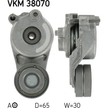 Napínák, žebrovaný klínový řemen SKF VKM 38070