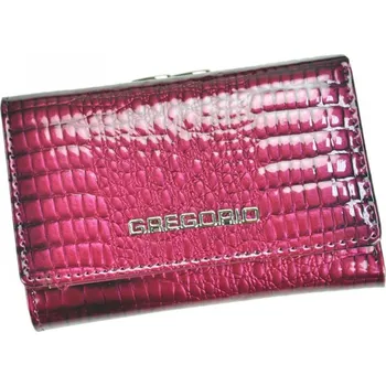 Peněženka Dámská kožená malá peněženka Gregorio Glassidy, růžová