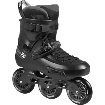 Kolečkové brusle Kolečkové brusle Powerslide Zoom Pro Black 100 Trinity, 3x, 100, 45-46 Powerslide