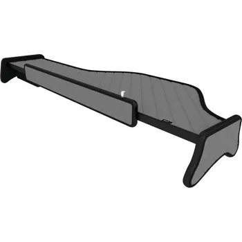 Polička dlouhá DAF XF105, LED, šedá koženka