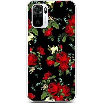 Pouzdro na mobilní telefon Kryt Xiaomi Redmi Note 10 silikon Květy růží (obal neboli pouzdro na Xiaomi Redmi Note 10)