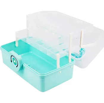 Lékárnička Signus RLX 24348 přenosná rozkládací lékárnička modrá 29 x 15,7 x 16 cm