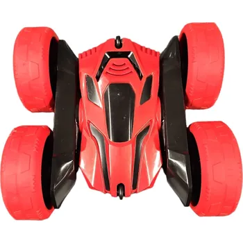 RC model auta Leventi RC Stunt Car oboustranné otáčení o 360 stupňů-červené