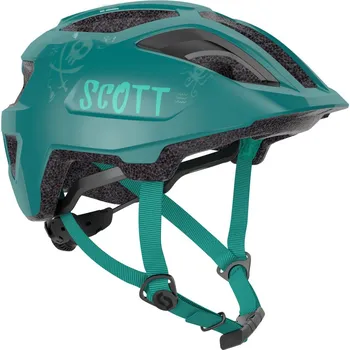 Cyklistická přilba SCOTT Spunto Kid (CE) Happy Green - vel. 46-52cm