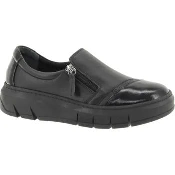 Dámské polobotky WILD Dámské kožené černé polobotky 161-1101-18-BLACK-245 Velikost 41