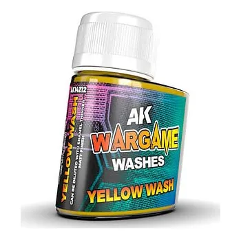 Modelářská barva AK Interactive: Wargame Series - Yellow Wash 35ml