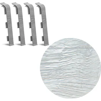 Podlahová lišta SALAG AP28/1 spojka k soklové liště SG75, PVC Dub beskydský, 2 ks