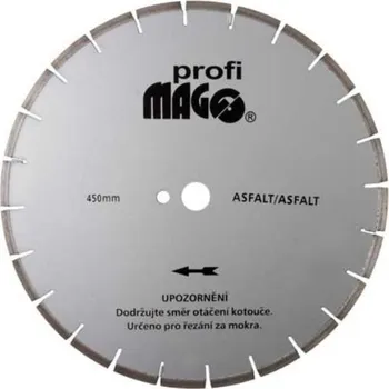 Řezný kotouč Kotouč diamantový segmentový 450x25,4mm MAGG Profi na asfalt