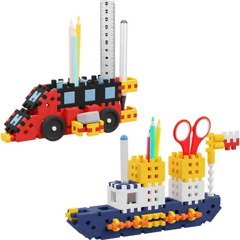 ostatní stavebnice Marioinex MINI WAFFLE Organizéry na stůl vozidla 140 ks