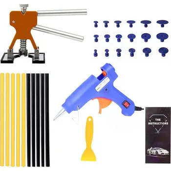 Sada nářadí GASTROMEX Sada na opravu promáčklin karoserie a důlky se stahovákem a tavnou pistolí GMEX OP10