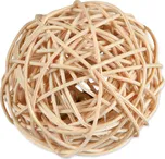 Trixie Proutěný míček s rolničkou 4 cm