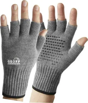 Rybářské oblečení Geoff Anderson Technical Merino rukavice bez prstů šedé uni