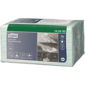 Papírový ručník Tork Tork - Nízkoprášivý netkaný čisticí hadřík - tyrkysová