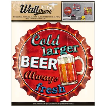 Samolepící dekorace ARGUS Nálepka na zeď Beer 23160004