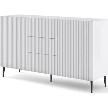 Komoda ARTBm Komoda RAVENNA B 2D3S 150 | bílá matná Provedení: Bílá matná / černé nohy
