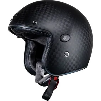 Helma na motorku Moto přilba JUST1 J-STYLE CARBON solid matná černá Velikost: S