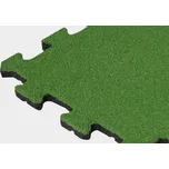 Pryžové puzzle pro dětská hřiště Barva: zelená, Rozměr: 500x500x45 mm