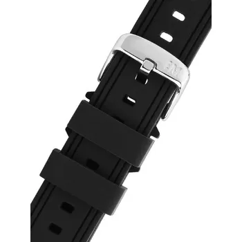 Řemínek na hodinky Silikonový řemínek Morellato Brais 5755187.019 L, černý, Quick Release