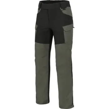 Pánské kalhoty Kalhoty Hybrid Outback Pants® DuraCanvas®, Helikon, Taiga Green / Černé, XXL, Standardní