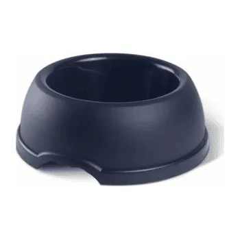 Miska pro psa Barry King Plastová miska pro psy XL, 2,25L, tmavě modrá, průměr 29 cm,
