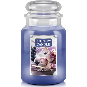 Svíčka Country Candle Vonná Svíčka Blueberry Cream Pop, 652 g