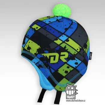 Kojenecká čepice Kojenecká zateplená funkční čepice Dráče Barva: Modrá, Velikost: 48-50