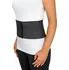 Podpůrný břišní pás Basic na suchý zip černý/bílý 80-140 cm
