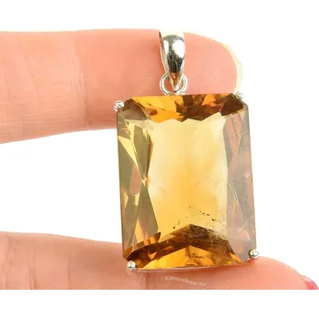 Přívěsek Přívěsek broušený citrín Ag 925/1000 13,4g