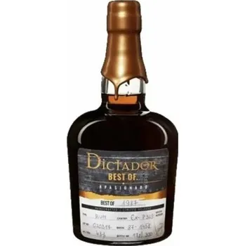 Rum Dictador 1987 Apasionado 0,7l 43%
