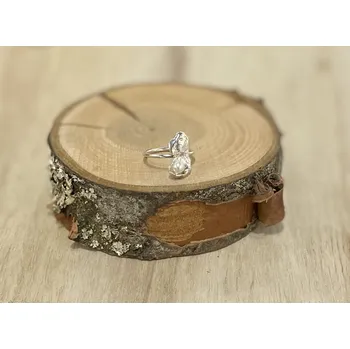 Prsten Stříbrný prsten s říční perlou 3 - Terraya