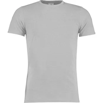 Pánské tričko Kustom Kit Pánské triko KK504 Light Grey Marl L